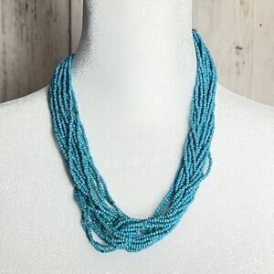 Fashion Statement Beaded Turquoise Necklace